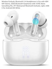 Wireless Earbuds, Bluetooth